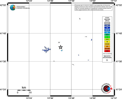 Mappa MCS - territori località