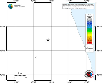 Mappa EMS - territori località