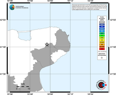 Mappa EMS - territori comuni