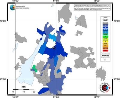 Mappa MCS - territori comuni