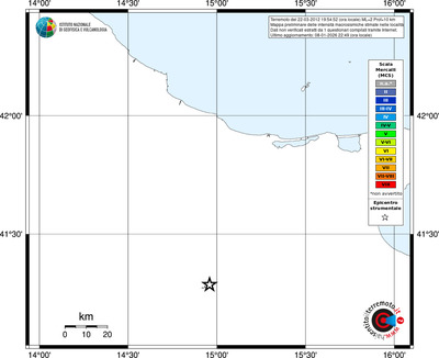 Mappa MCS - territori località