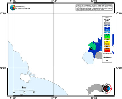 Mappa EMS - territori comuni