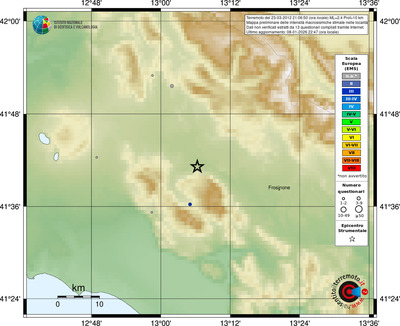 Mappa EMS - località