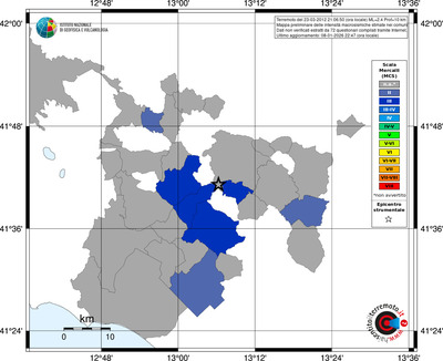 Mappa MCS - territori comuni