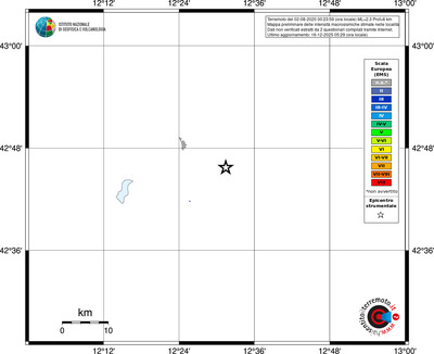 Mappa EMS - territori località