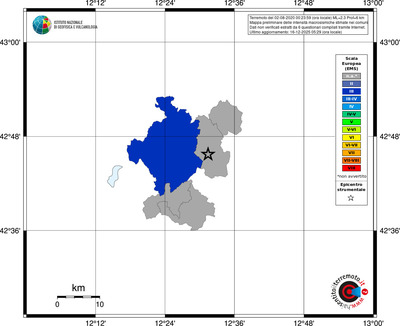 Mappa EMS - territori comuni
