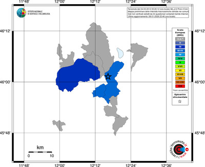 Mappa EMS - territori comuni
