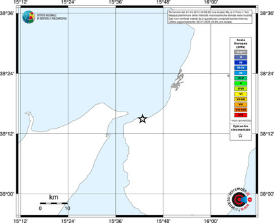 Mappa EMS - territori località