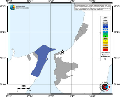 Mappa EMS - territori comuni