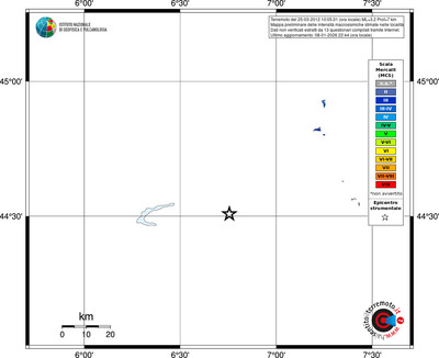 Mappa MCS - territori località