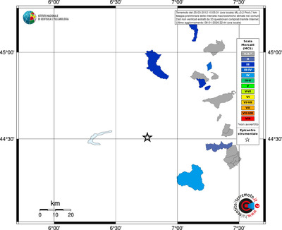 Mappa MCS - territori comuni