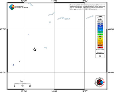 Mappa EMS - territori località