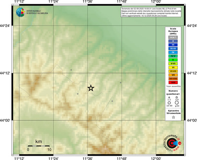 Mappa EMS - località