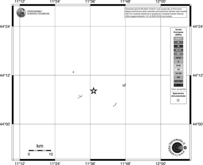 Mappa EMS - territori località