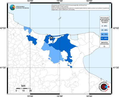 Mappa territorio comunale con almeno 3 questionari