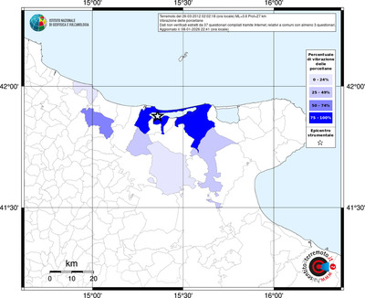 Mappa territorio comunale con almeno 3 questionari