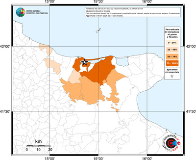 Mappa territorio comunale con almeno 3 questionari