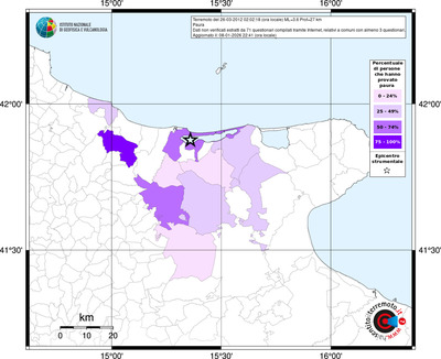 Mappa territorio comunale con almeno 3 questionari