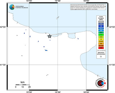 Mappa EMS - territori località