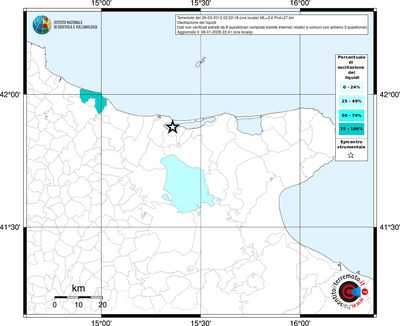 Mappa territorio comunale con almeno 3 questionari