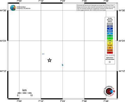 Mappa MCS - territori località