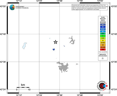 Mappa MCS - territori località