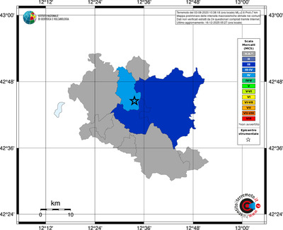 Mappa MCS - territori comuni