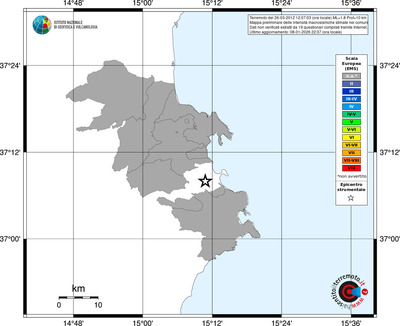 Mappa EMS - territori comuni