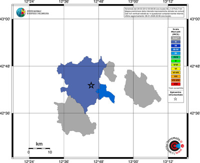 Mappa MCS - territori comuni