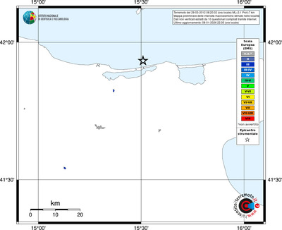 Mappa EMS - territori località