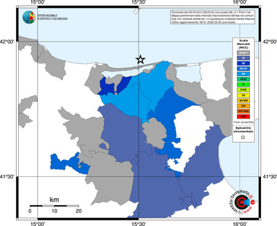 Mappa MCS - territori comuni