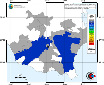 Mappa EMS - territori comuni