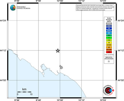 Mappa EMS - territori località