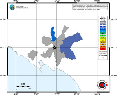 Mappa MCS - territori comuni
