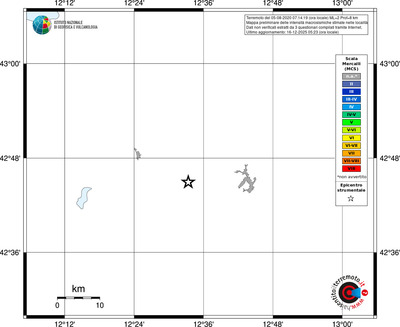 Mappa MCS - territori località