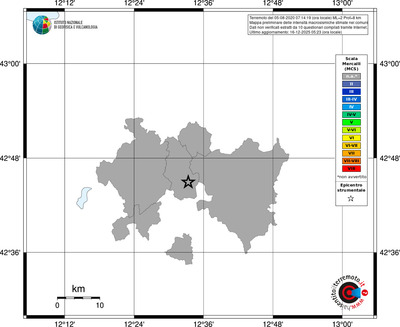 Mappa MCS - territori comuni