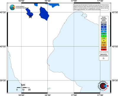 Mappa EMS - territori comuni