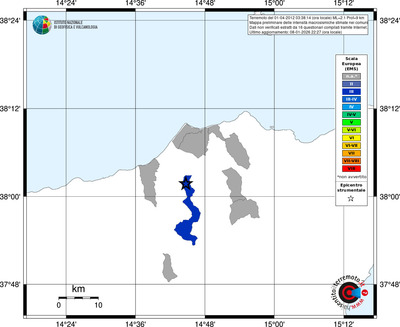 Mappa EMS - territori comuni