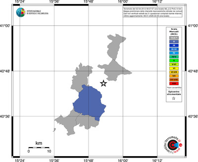 Mappa MCS - territori comuni