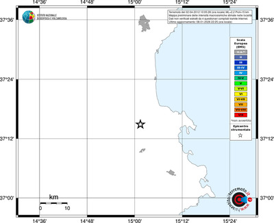 Mappa EMS - territori località