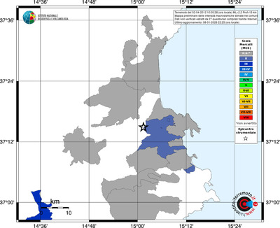 Mappa MCS - territori comuni