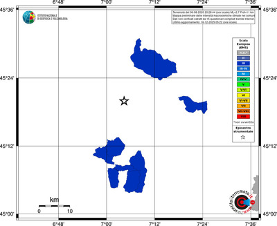 Mappa EMS - territori comuni