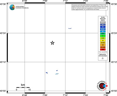 Mappa MCS - territori località