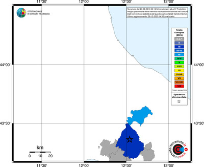 Mappa EMS - territori comuni