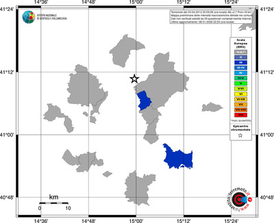 Mappa EMS - territori comuni