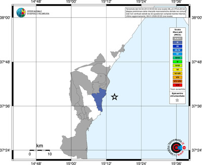 Mappa MCS - territori comuni