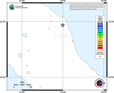 Mappa EMS - territori località