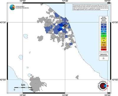 Mappa MCS - territori comuni