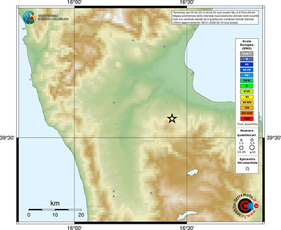 Mappa EMS - località