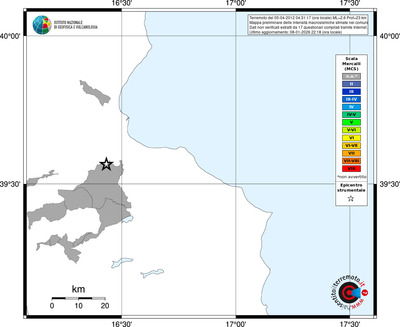 Mappa MCS - territori comuni